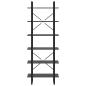 Preview: ARDEBO.de - Hochschrank Grau 80x30x210 cm Holzwerkstoff