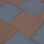 Preview: ARDEBO.de - Fallschutzmatten 6 Stk. Gummi 50x50x3 cm Grau