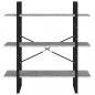 Preview: Bücherregal Betongrau 100x30x105 cm Holzwerkstoff