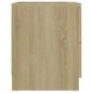 Preview: Nachttische 2 Stk. Sonoma-Eiche 40x40x50 cm Spanplatte