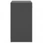 Preview: Schuhbank Grau 94,5x31x57 cm Holzwerkstoff