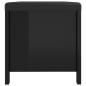 Preview: Sitzbank mit Stauraum und Kissen Hochglanz-Schwarz 105x40x45cm