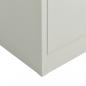 Preview: Schließfachschrank Hellgrau 90x40x180 cm Stahl