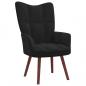 Preview: Relaxsessel Schwarz Samt