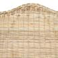 Preview: Sessel mit Kissen Natur-Rattan und Leinen