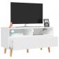 Preview: TV-Schrank Weiß 90x40x48,5 cm Holzwerkstoff