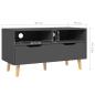 Preview: ARDEBO.de - TV-Schrank Grau 90x40x48,5 cm Holzwerkstoff