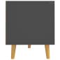 Preview: TV-Schrank Grau 90x40x48,5 cm Holzwerkstoff