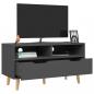 Preview: TV-Schrank Grau 90x40x48,5 cm Holzwerkstoff
