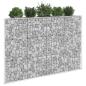 Preview:  Gabionen-Hochbeet Trapezform Verzinkter Stahl 150x20x100 cm