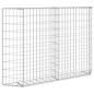 Preview:  Gabionen-Hochbeet Trapezform Verzinkter Stahl 150x20x100 cm