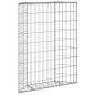 Preview:  Gabionen-Hochbeet Trapezform Verzinkter Stahl 80x20x100 cm