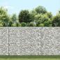 Preview:  Gabionen-Hochbeet Trapezform Verzinkter Stahl 80x20x100 cm