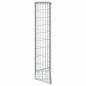 Preview:  Gabionen-Hochbeet Trapezform Verzinkter Stahl 80x20x100 cm
