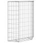 Preview:  Gabionen-Hochbeet Trapezform Verzinkter Stahl 80x20x100 cm