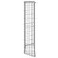 Preview:  Gabionen-Hochbeet Trapezform Verzinkter Stahl 100x20x100 cm
