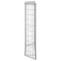 Preview:  Gabionen-Hochbeet Trapezform Verzinkter Stahl 100x20x100 cm