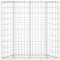 Preview:  Gabionen-Hochbeet Trapezform Verzinkter Stahl 100x20x100 cm