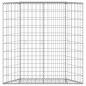 Preview:  Gabionen-Hochbeet Trapezform Verzinkter Stahl 100x20x100 cm