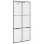 Preview: Duschwand für Begehbare Dusche mit Klarem ESG Glas 100x195 cm