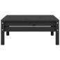 Preview: 8-tlg. Garten-Lounge-Set Schwarz Massivholz Kiefer
