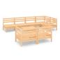Preview: 8-tlg. Garten-Lounge-Set Massivholz Kiefer