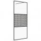 Preview: Duschwand für Begehbare Dusche mit Klarem ESG Glas 80x195 cm