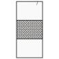 Preview: Duschwand für Begehbare Dusche mit Klarem ESG Glas 115x195 cm