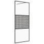Preview: Duschwand für Begehbare Dusche mit Klarem ESG Glas 115x195 cm