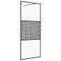 Preview: Duschwand für Begehbare Dusche mit Klarem ESG Glas 115x195 cm