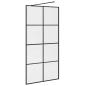 Preview: Duschwand für Begehbare Dusche mit Klarem ESG Glas 100x195 cm