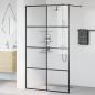 Preview: Duschwand für Begehbare Dusche mit Klarem ESG Glas 115x195 cm