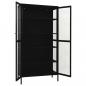 Preview: Vitrine Schwarz 90x40x180 cm Stahl und Gehärtetes Glas  