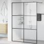 Preview: Duschwand für Begehbare Dusche mit Klarem ESG-Glas 140x195 cm