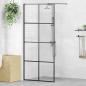 Preview: Duschwand für Begehbare Dusche mit Klarem ESG Glas 90x195 cm