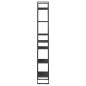Preview: ARDEBO.de - Lagerregal Schwarz 60x30x210 cm Holzwerkstoff