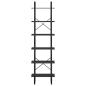 Preview: Lagerregal Schwarz 60x30x210 cm Holzwerkstoff