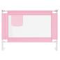 Preview: Kleinkind-Bettschutzgitter Rosa 90x25 cm Stoff