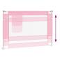Preview: Kleinkind-Bettschutzgitter Rosa 90x25 cm Stoff