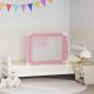 Preview: Kleinkind-Bettschutzgitter Rosa 90x25 cm Stoff