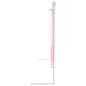 Preview: Kleinkind-Bettschutzgitter Rosa 150x25 cm Stoff