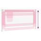 Preview: Kleinkind-Bettschutzgitter Rosa 150x25 cm Stoff