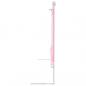 Preview: Kleinkind-Bettschutzgitter Rosa 150x25 cm Stoff