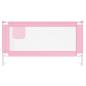 Preview: Kleinkind-Bettschutzgitter Rosa 160x25 cm Stoff