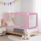 Preview: Kleinkind-Bettschutzgitter Rosa 160x25 cm Stoff