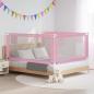 Preview: Kleinkind-Bettschutzgitter Rosa 180x25 cm Stoff
