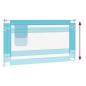 Preview: Kleinkind-Bettschutzgitter Blau 140x25 cm Stoff