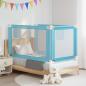 Preview: Kleinkind-Bettschutzgitter Blau 140x25 cm Stoff
