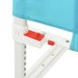 Preview: Kleinkind-Bettschutzgitter Blau 150x25 cm Stoff