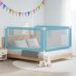 Preview: Kleinkind-Bettschutzgitter Blau 180x25 cm Stoff